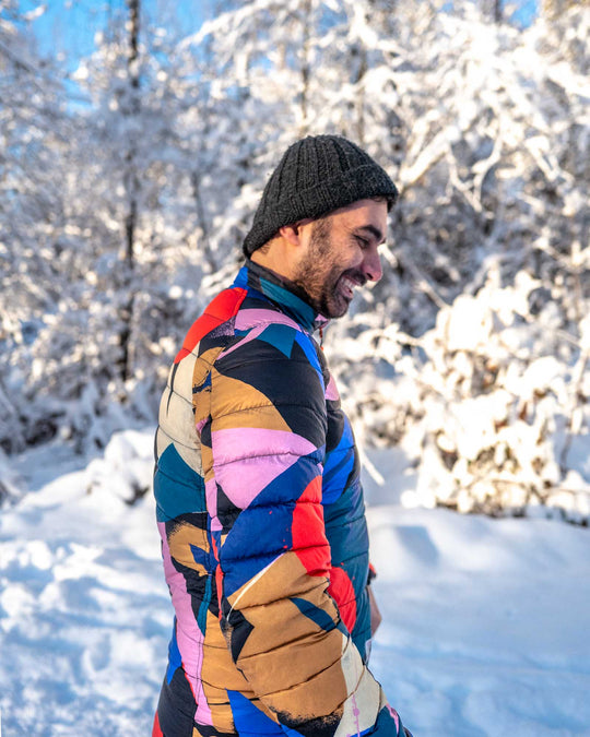 Men's Puffer-Puffer Jacket — Odyssey & Black