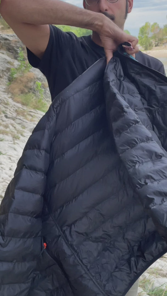 Men's Puffer-Puffer Jacket — Odyssey & Black