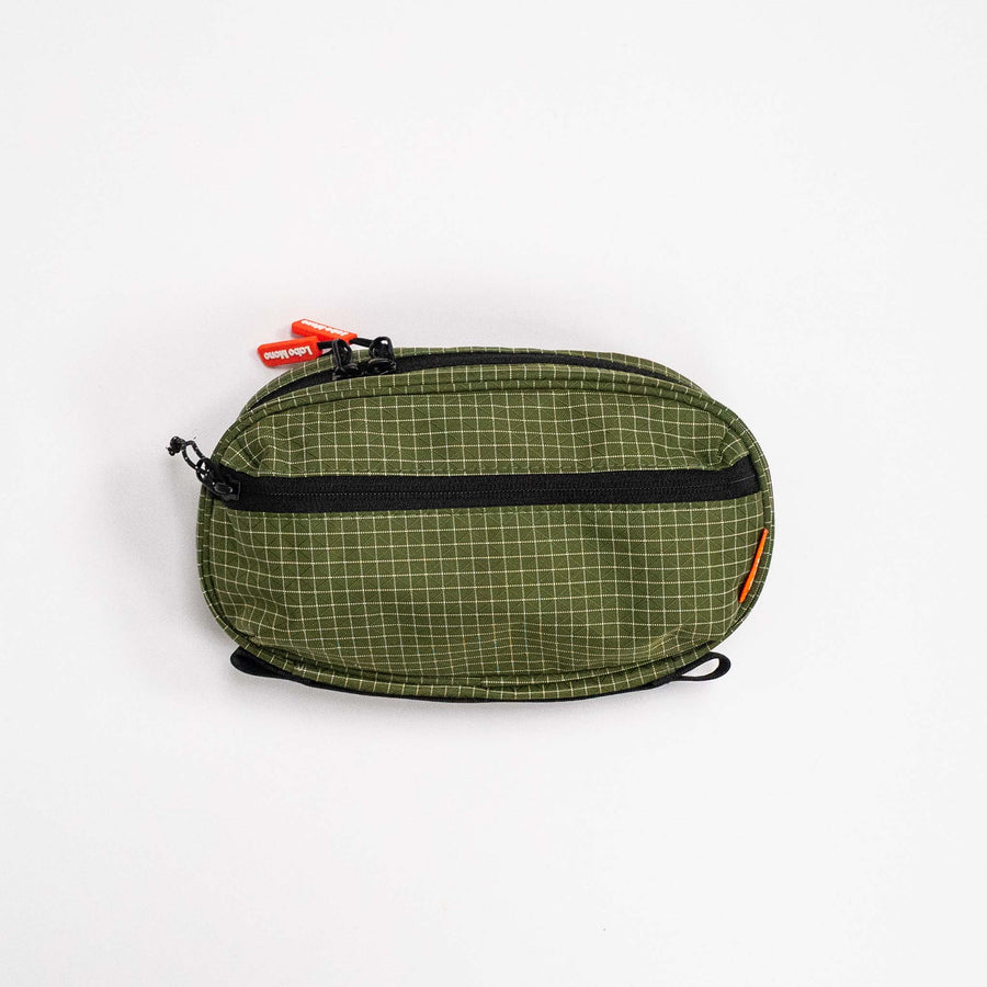 Sling Bag - Medium in Olive, front view.