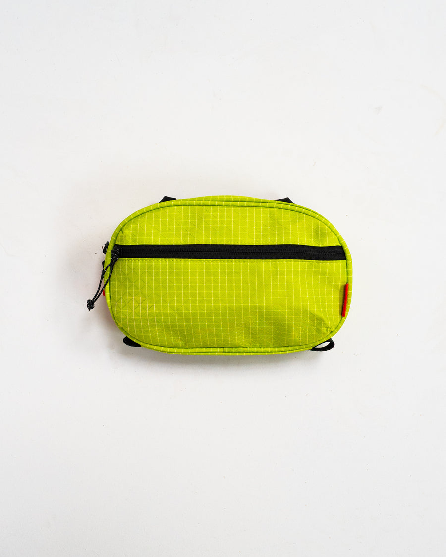 Sling Bag - Medium in Lime, front view.