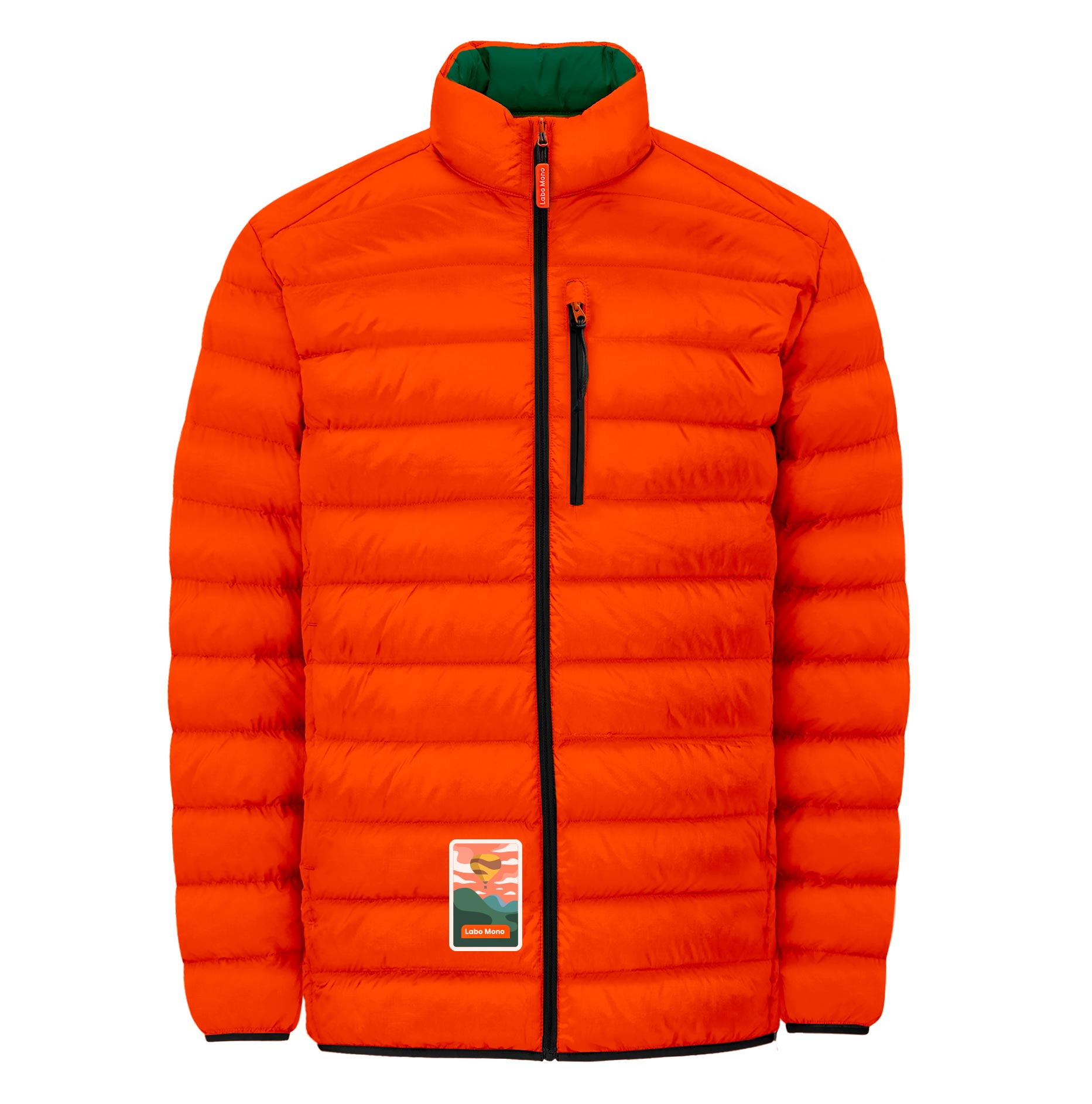 Men's Reversible Puffer-Puffer Jacket — Evergreen