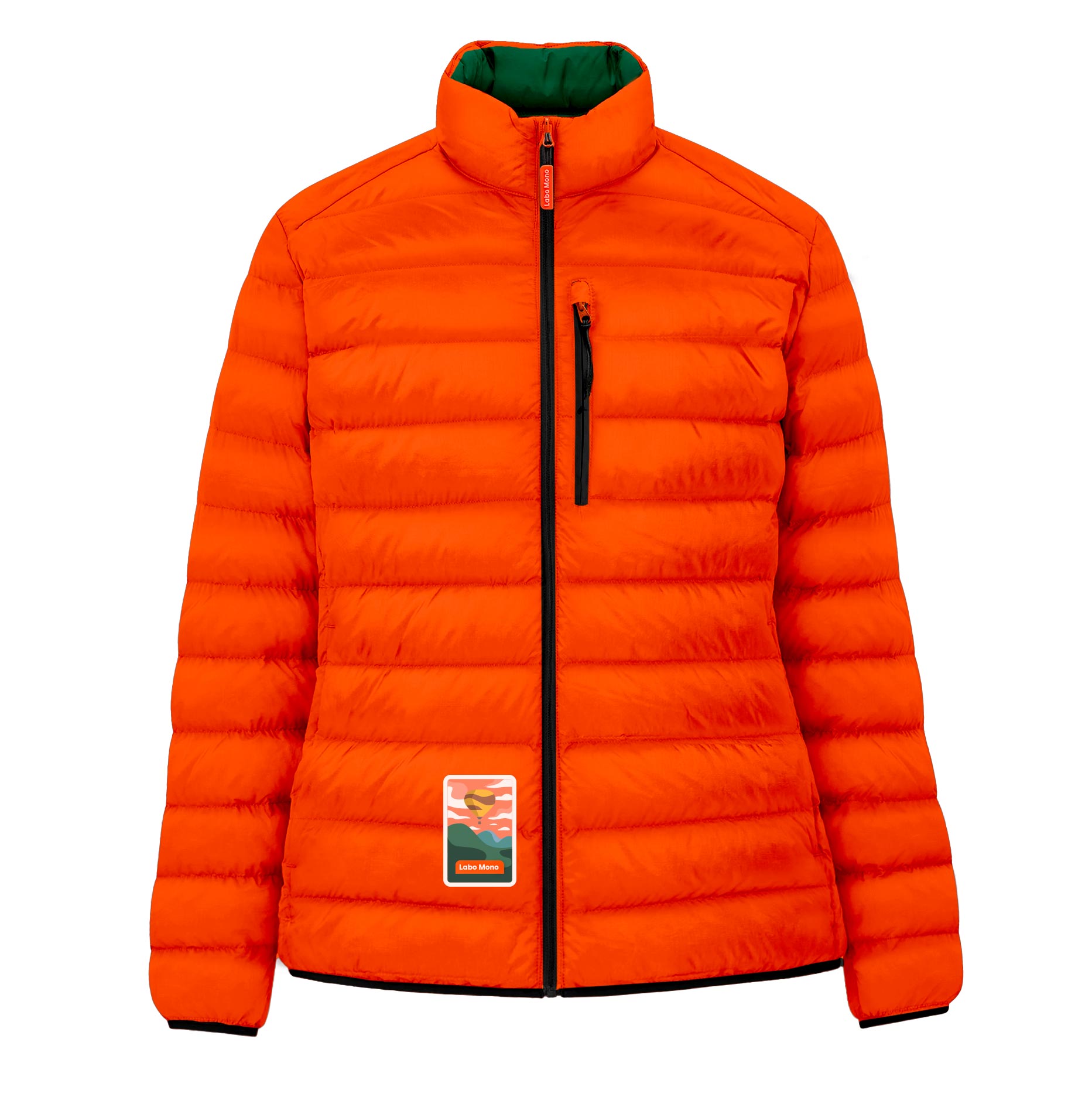Women's Reversible Puffer-Puffer Jacket — Evergreen